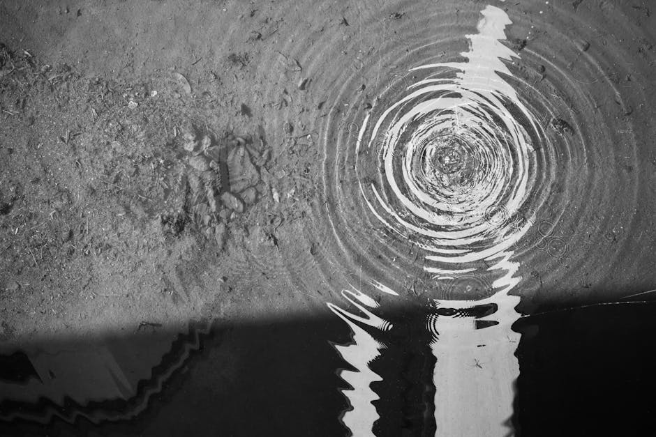 Water ripple representing the ripple effect of wellness