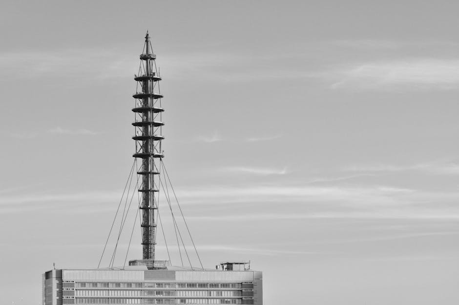 Architectural tower symbolizing peak performance