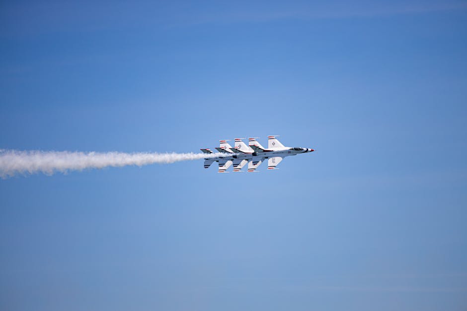 Formation of jets representing precision and planning